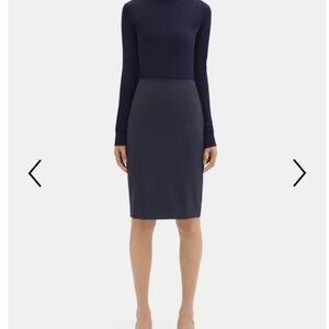 Theory - Pencil Skirt in Stretch Wool Sz 18